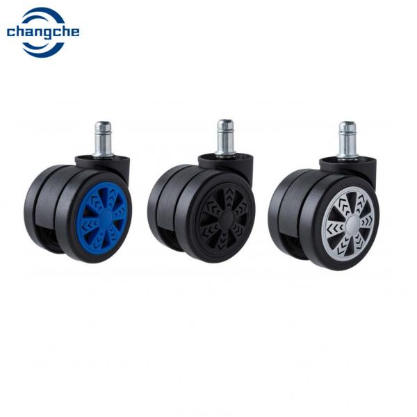 Quality Heavy Duty Rubber Office 10mm Chair Casters Wheels For Hardwood Floor for sale
