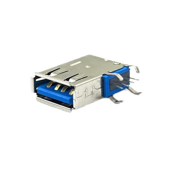 Quality PBT UL94V-0 USB 3.0 Socket Micro USB Female Connector With 1.5A Current Rating for sale