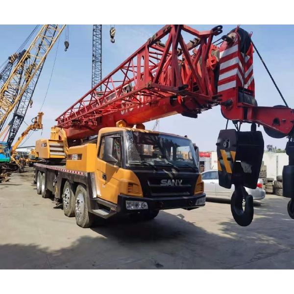 Quality 2017 Used Boom Truck Cranes 75 Tons 274 KW Rpm Rated Power Second Hand Mobile for sale