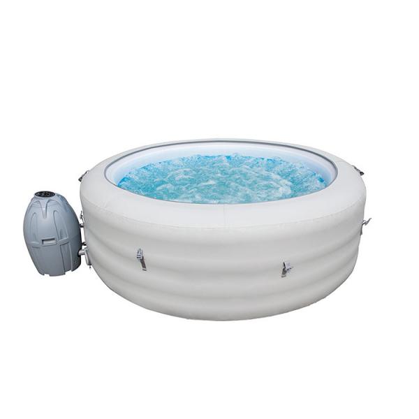 Quality 2.0m White Massage Inflatable Spa Hot Tub Whirlpool Bathtub for sale