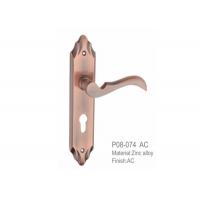 Quality European Privacy Zinc Alloy Door Handle Special Logistics Packaging for sale