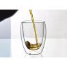China Double Wall Personalized Glass Cup / Custom Made Glass Cups OEM Service factory