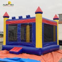 China Kids Jumping Inflatable Bouncy Castle Outdoor Blue Castle Bounce House factory