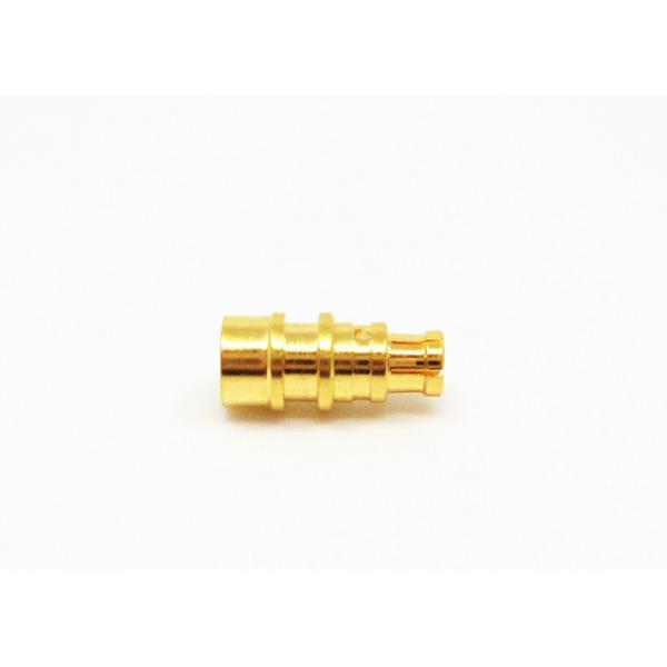 Quality Brass RF Coaxial Cable Connectors SMPM Straight Female Socket Solder for sale