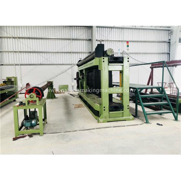 Quality Steel Rod Gabion Production Line PLC Control For Straightening / Cutting Wire for sale