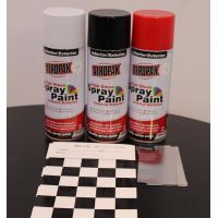 China Weather Resistant Fast Dry Acrylic Spray Paint Black For Leather / Plastic factory
