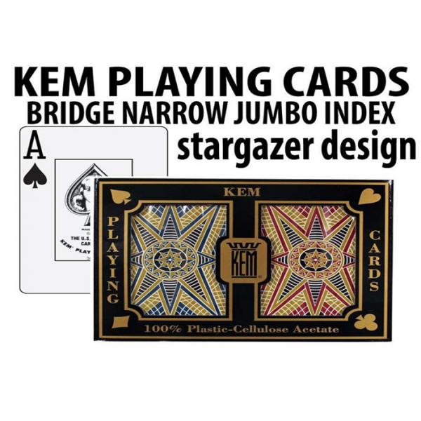 Quality Advanced KEM Stargazer Invisible Ink Marked Card Decks For Cheating Poker Games for sale
