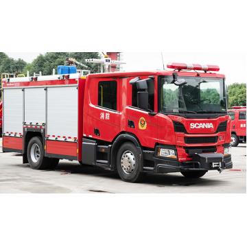 Quality SCANIA CAFS 4000L Water Tank Fire Fighting Truck Price Specialized Vehicle China for sale