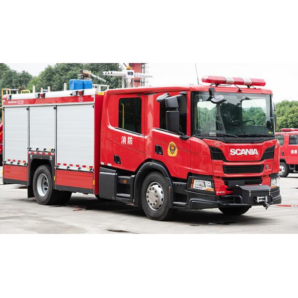 Quality SCANIA  CAFS 4000L Water Tank Fire Fighting Truck Price Specialized Vehicle China Factory for sale
