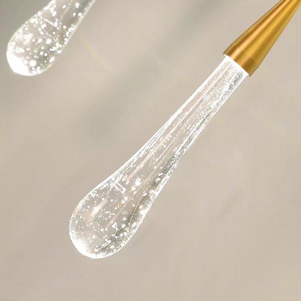 Quality water drop pendant light modern drop light glass ball pendant lights modern for sale