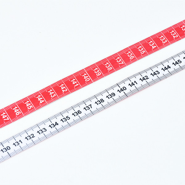 Quality Double Sided Plastic Clothing Tape Measure 150cm With Red White 2 Colors for sale