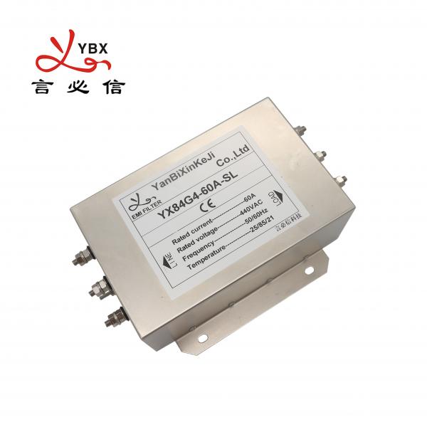 Quality AC Three Phase Filter 50/60Hz High Performance Input Power EMI Filter For Motor Drive for sale