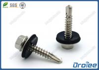 China Hex Washer Head Stainless Steel 410 Roofing Screw with EPDM Sealing washer factory