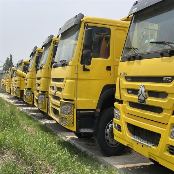 Quality Used SINOTRUK Tipper Truck Low Mileage Spring Suspension Howo Tipper Truck for sale