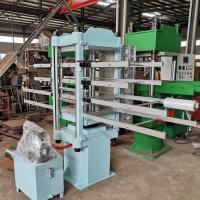 China XLB-D550X550 Interlocking PVC Rubber Tiles Machine Customizable factory