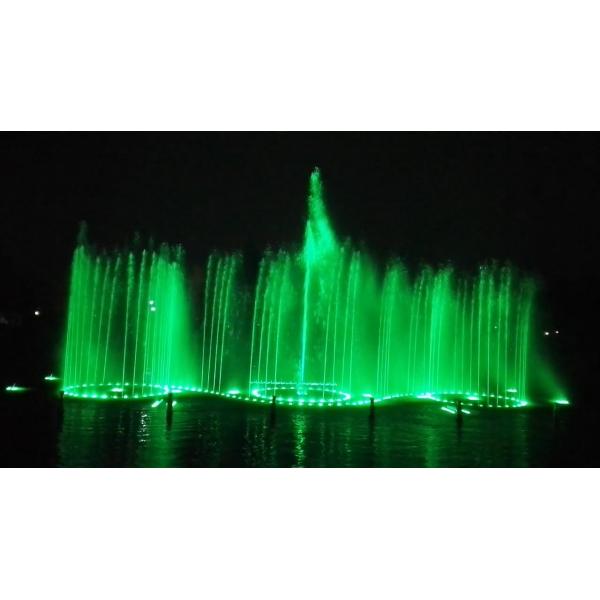 Quality Hotel Music Water Dancing Fountain Stainless Steel Musical Signal Control for sale