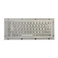 China Mini Industrial Metal Keyboard No FN Keys , Panel Mount Keyboard USB / PS2 Connectors factory