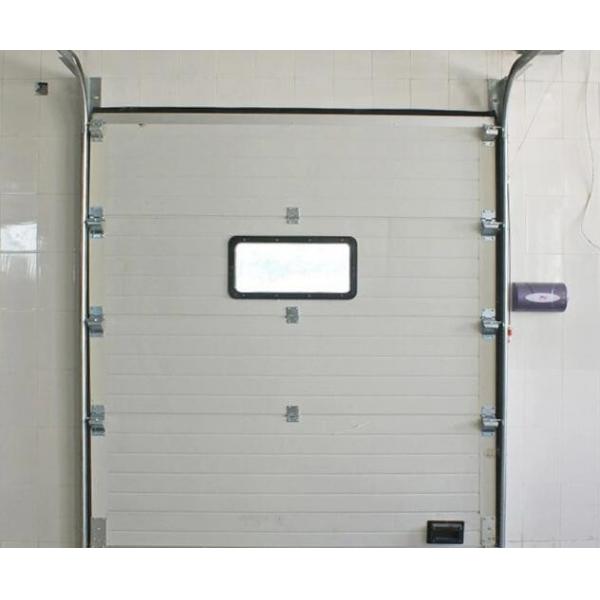 Quality Panel 40mm / 50mm Sectional Overhead Door Sectional Garage Doors Anti Breaking Wholesale Exterior Industrial Galvanized for sale