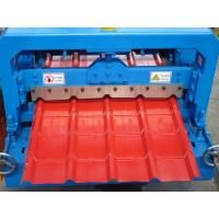 China 16 Rollers Wall Pane Cold Roll Forming Machine For Steel , 0.3-0.6mm Thickness factory