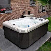 Quality Acrylic Outdoor Whirlpool Massage Hot Tub With Underwater LED Light for sale