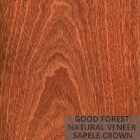 China Natural Sapele Wood Veneer Figured Wood Grain Veneer For Decoration factory