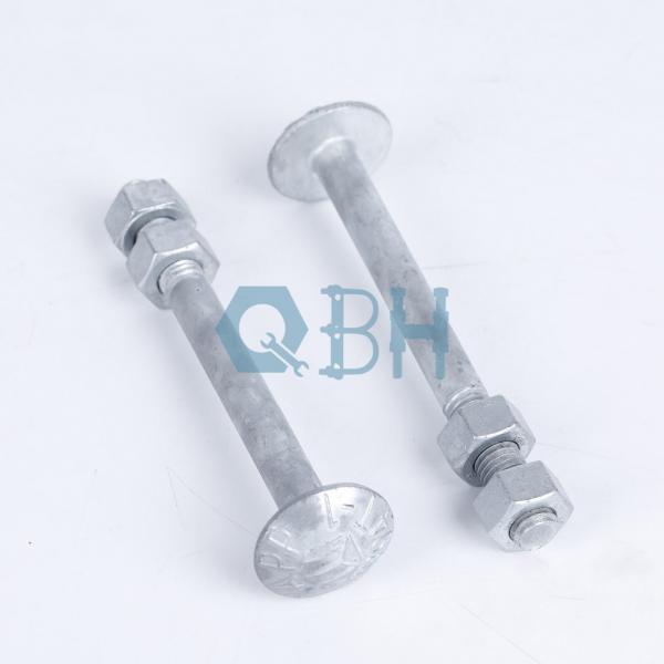 Quality ANSI Step Round Head HDG PLAIN A394T Carbon Steel Bolt for sale