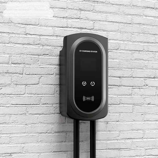 Quality 32Amp 7.2KW Wall Mounted EV Charger 2.8'' Color Screen EVSE Charger for sale