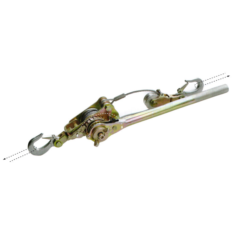 China 3/16 Inch Cable Diameter Hand-Operated Wire Rope Puller with 18 1 Leverage Ratio factory