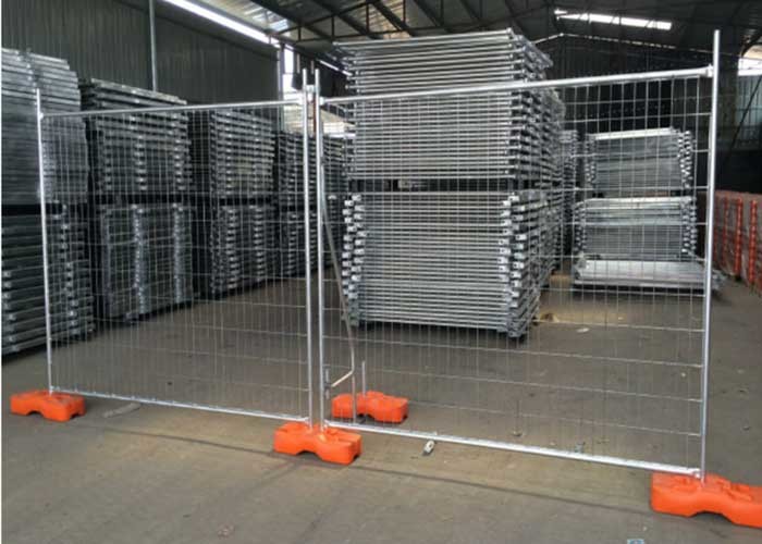 China OHSAS Temporary Security Fence 2100mmx2400mm Hot Dipped Galvanized Fencing factory