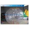 China Funny Transparent Inflatable Bumper Ball , Inflatable Grass Zorb Ball For Adults factory