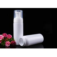 China White 100ml PET Plastic Bottles Cleanser Foam Packaging With Pump Sprayer factory
