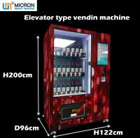 China Glass Bottle Vending Machine With Elevator To Sell Red Wine champagne Micron Smart Vending Machine factory
