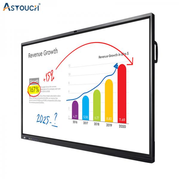 Quality 60Hz Conference Interactive Whiteboard Smart Board 110 Inch High Resolution for sale