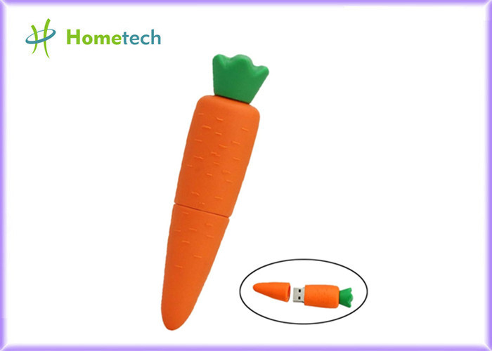 China Cartoon Carrot Fruit Vegetables Shape Usb C Pendrive 8Gb 16Gb 32Gb Usb 2.0 factory