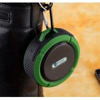China Mini Round Waterproof Portable Bluetooth speaker with Carabiner/FM Radio/TF card for Outddors Sports factory