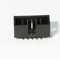 Quality PA9T Box Header connector 10P SMT Black Gold Flash ROHS 94V-0 for sale