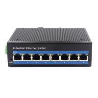 China 10/100/1000M 8 RJ45 Ports Industrial Din Rail Ethernet Switch IP40 for sale