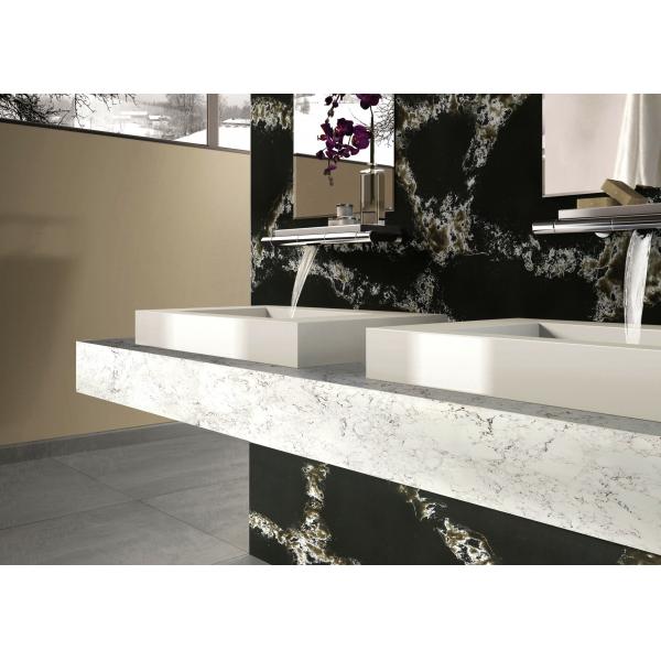 Quality Solid Surface Quartz Stone Top Kitchen Countertop Materials Quartz 6mm 8mm for sale