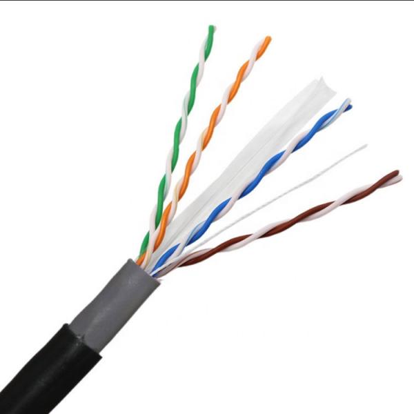 Quality 305M PVC PE UTP Cat6 Network LAN Cable Double Sheath for sale