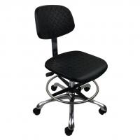 Quality AntiStatic ESD Economical Ergonomic Lab Stool Aluminum ESD Chairs With Wheels for sale