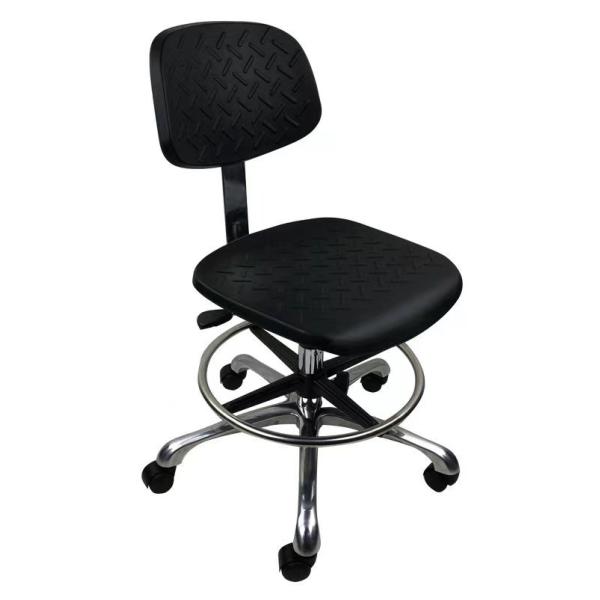 Quality 440*410mm ESD Saddle Swivel Chair Injection Molded Backrest Esd Stool Chair for sale