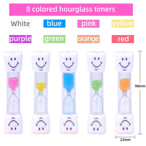 Quality Plastic Three Minute Sand Timer Hourglass Toothbrush Timer Traditional Design for sale