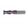 China 2- Flute Solid Carbide End Mills Straight Shank Long Neck And Short Cutting Edge PM -2EFP factory