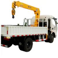 China SINOTRUK HOWO 6 ton 4x2 Euro2 Emission Mini Truck Mounted Crane Small Lorry Truck With Folding Boom Arm Crane for sale