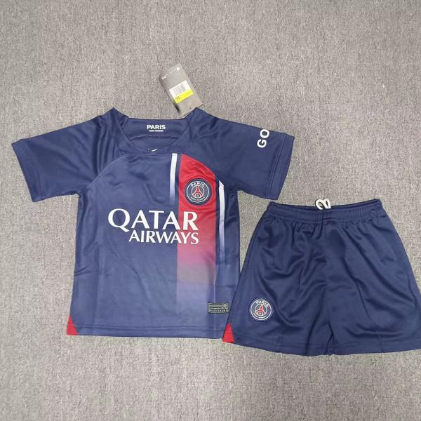 Quality Royal Blue Premium Fabric Kids Soccer Jerseys Customizable Soccer Uniforms for sale