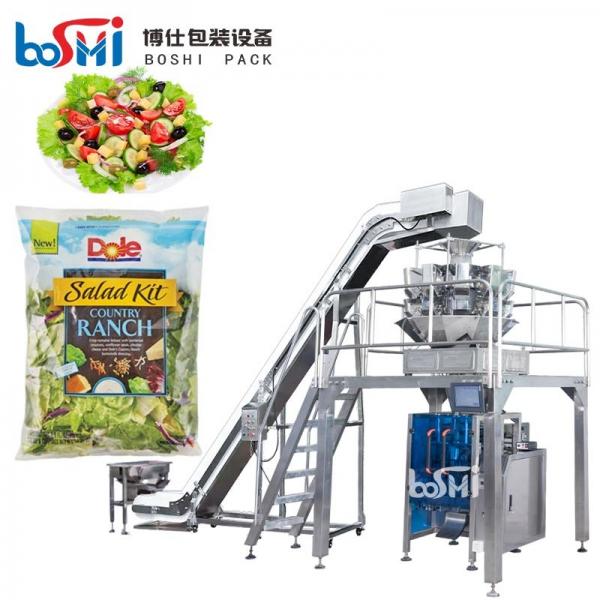 Quality PLC Control Frozen Food Packing Machine For Vegetable Salad Fruit for sale