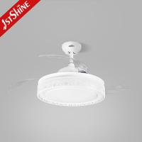 Quality 3 Speeds 42 Inch Retractable Ceiling Fan Light With Bluetooth Speaker for sale