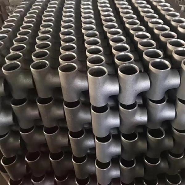 Quality ASTM Hot Press Forming Carbon Steel Equal Tee Butt Weld Steel Fittings for sale