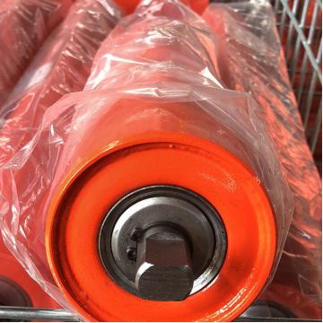 Quality Customizable Red Dia 89mm Dt Ii Conveyor Roller Guaranteed 6 Months for sale