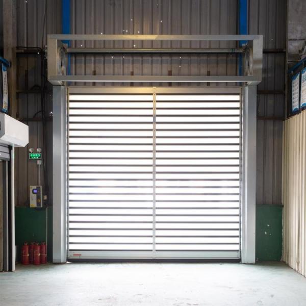 Quality Roll Up Aluminum Alloy Panel Workshop Security Doors Wind Load Max 30m / s for sale